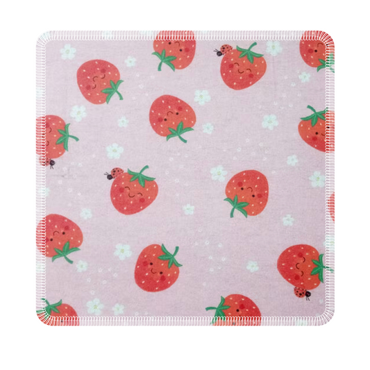 Paperless Towels:  Happy Strawberries