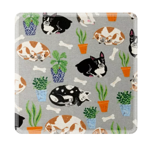 Paperless Towels: Pups & Plants