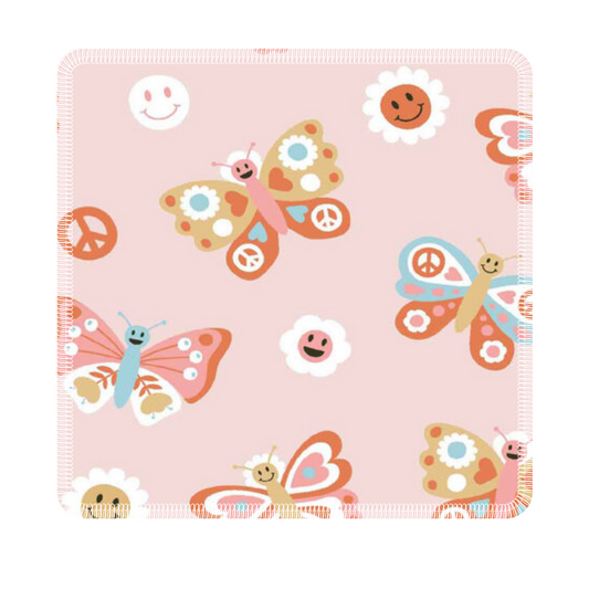 Paperless Towels: Smiley Butterflies