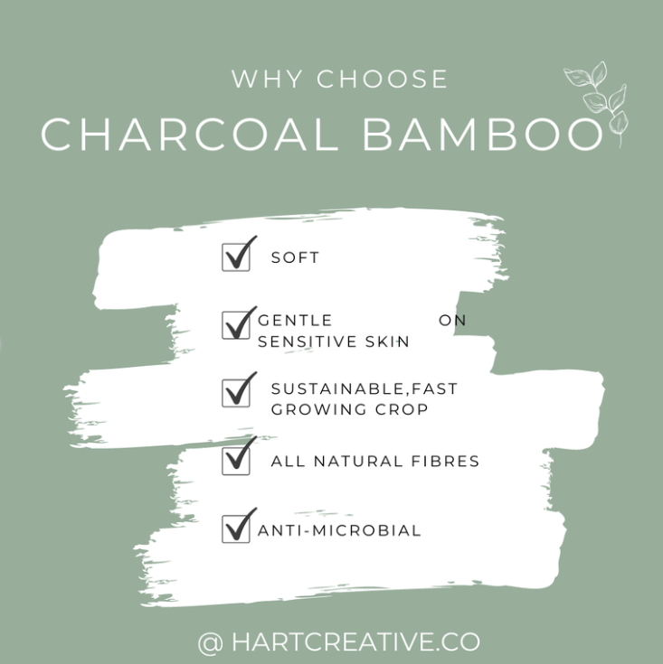 Charcoal Bamboo Facial Rounds